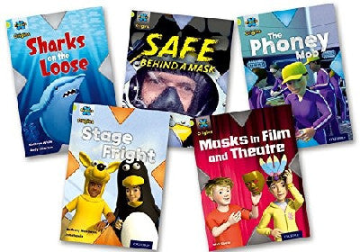 Clawr llyfr / Book cover: Project X: Band 11 Lime - Mask and Disguises (Mixed Pack of 5)