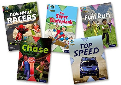 Clawr llyfr / Book cover: Project X: Band 10 Brown - Fast and Furious (Mixed Pack of 5)