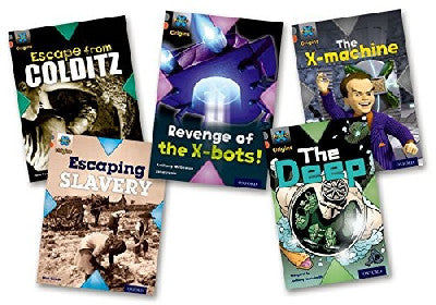 Clawr llyfr / Book cover: Project X: Band 13 Grey - Great Escapes (Mixed Pack of 5)