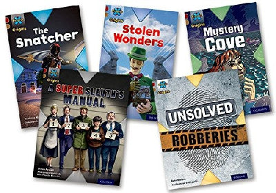 Clawr llyfr / Book cover: Project X: Band 18 Dark Red - Who Dunnit? (Mixed Pack of 5)