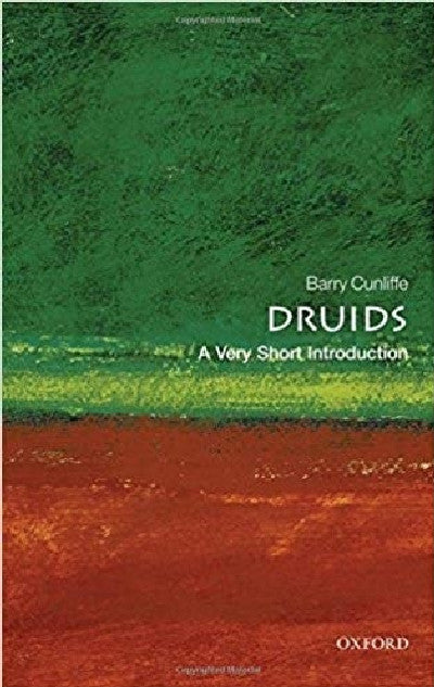 Clawr llyfr / Book cover: Druids - A Very Short Introduction