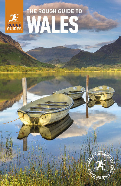 Clawr llyfr / Book cover: The Rough Guide to Wales