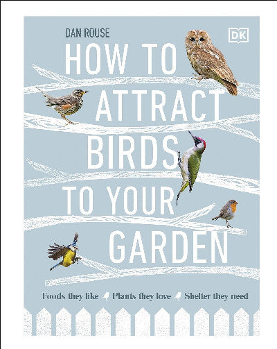 Clawr llyfr / Book cover: How to Attract Birds to Your Garden