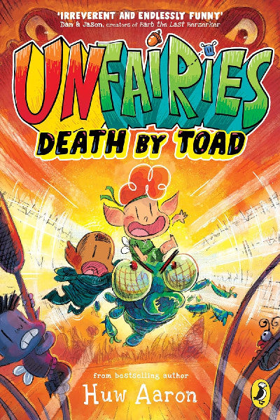 Clawr llyfr / Book cover: Unfairies: Death by Toad