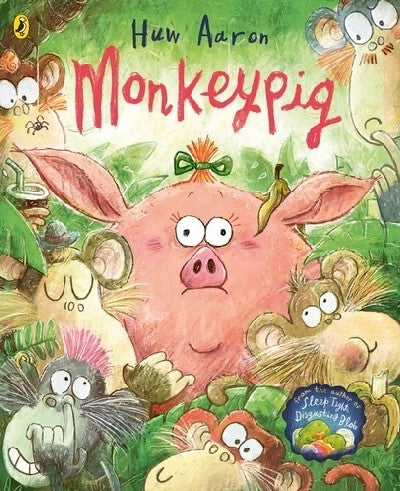 Clawr llyfr / Book cover: Monkeypig