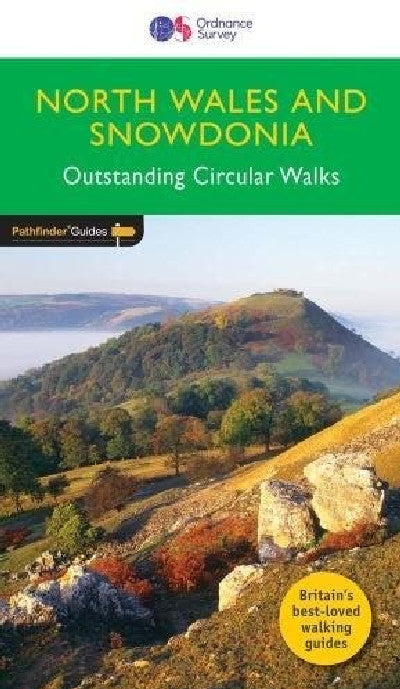 Clawr llyfr / Book cover: O.S. Pathfinder Guide: 32. North Wales and Snowdonia Outstanding