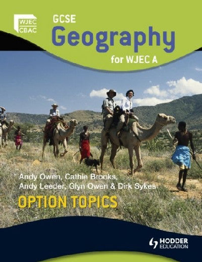Clawr llyfr / Book cover: WJEC Geography Option Topics GCSE Spec A Student's Book