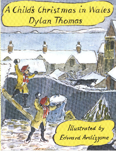 Clawr llyfr / Book cover: A Child's Christmas in Wales