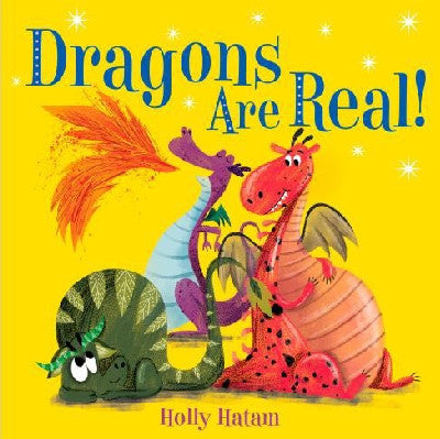 Clawr llyfr / Book cover: Dragons Are Real!