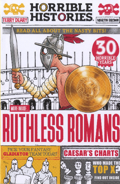 Clawr llyfr / Book cover: Ruthless Romans
