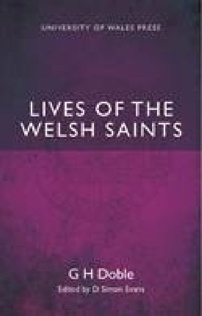 Clawr llyfr / Book cover: Lives of the Welsh Saints
