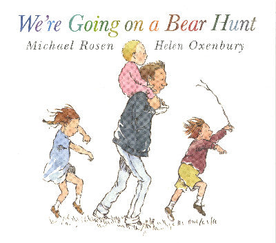Clawr llyfr / Book cover: We're Going on a Bear Hunt