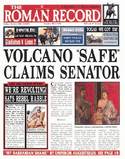 Clawr llyfr / Book cover: Newspaper History: The Roman Record