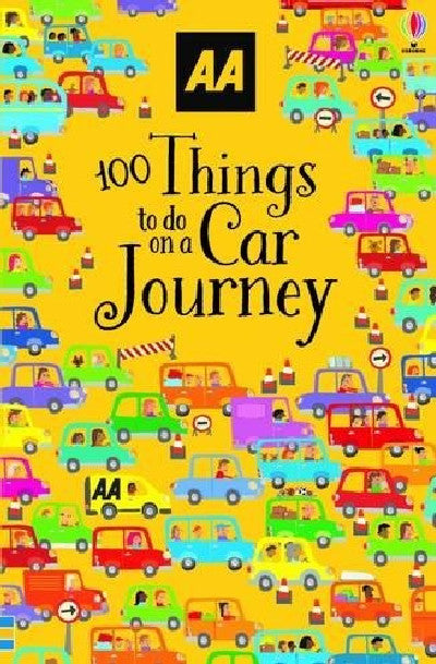 Clawr llyfr / Book cover: 100 Things to Do on a Car Journey