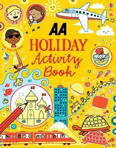 Clawr llyfr / Book cover: Holiday Activity Book