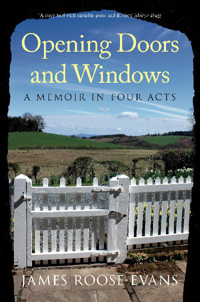 Clawr llyfr / Book cover: Opening Doors and Windows - A Memoir in Four Acts