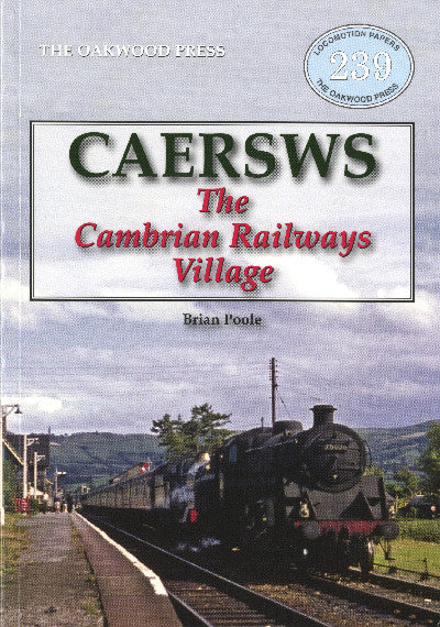 Clawr llyfr / Book cover: Caersws - The Cambrian Railway Village