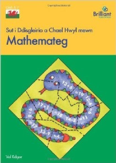 Clawr llyfr / Book cover: Sut i Ddisgleirio a Chael Hwyl Mewn Mathemateg