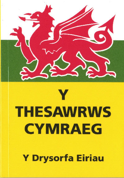 Clawr llyfr / Book cover: Thesawrws Cymraeg, Y - Y Drysorfa Eiriau (Maint Poced)