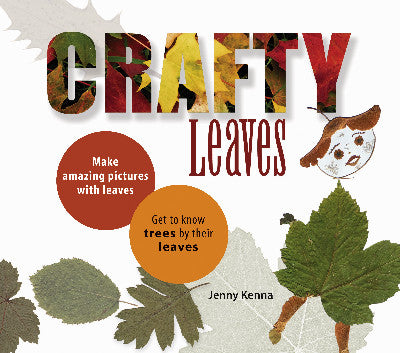 Clawr llyfr / Book cover: Crafty Leaves