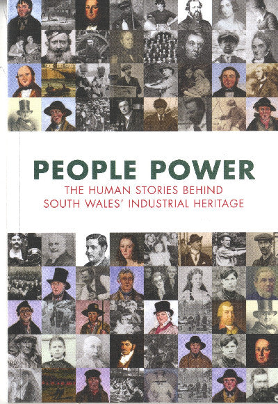 Clawr llyfr / Book cover: People Power - The Human Stories Behind South Wales' Industrial Heritage