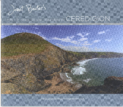 Clawr llyfr / Book cover: Best Places to Photograph in Ceredigion