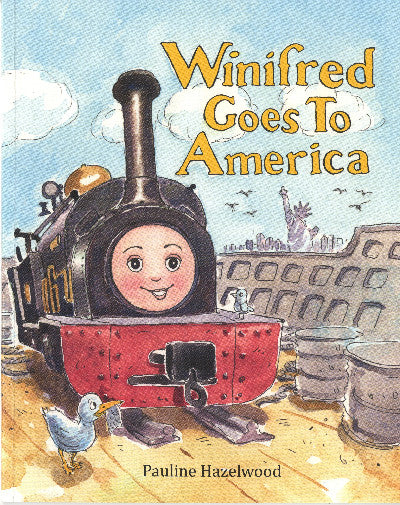 Clawr llyfr / Book cover: Winifred Goes to America