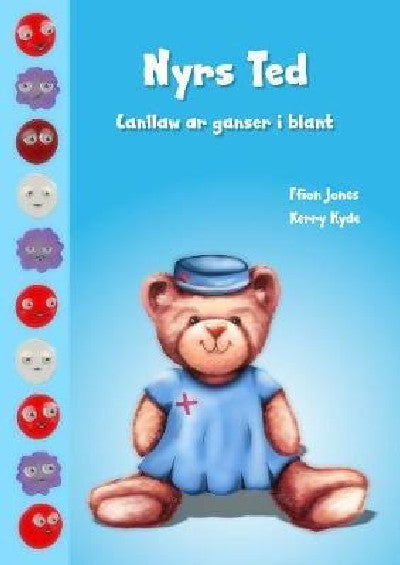 Clawr llyfr / Book cover: Nyrs Ted - Canllaw ar Ganser i Blant