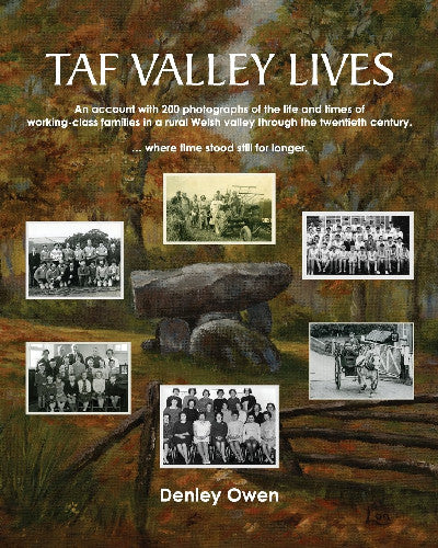 Clawr llyfr / Book cover: Taf Valley Lives