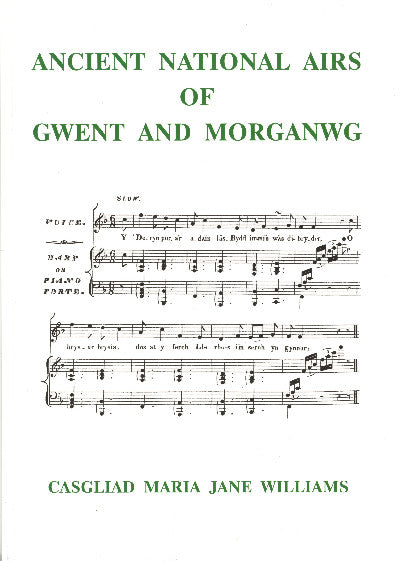 Clawr llyfr / Book cover: Ancient National Airs of Gwent and Morganwg