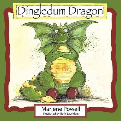 Clawr llyfr / Book cover: Dingledum Dragon