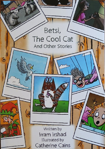 Clawr llyfr / Book cover: Betsi, The Cool Cat and Other Stories