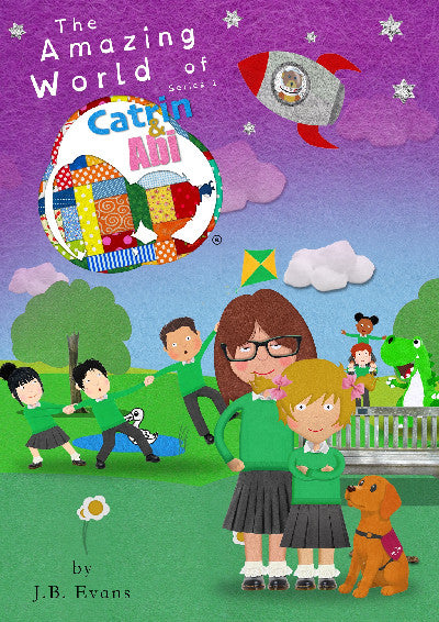 Clawr llyfr / Book cover: The Amazing World of Catrin & Abi Pack - Series One