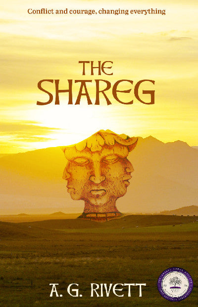 Clawr llyfr / Book cover: The Shareg - Isle Fincara Trilogy (3): Visionary fiction set in a simpler world
