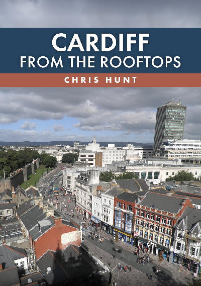 Clawr llyfr / Book cover: Cardiff from the Rooftops