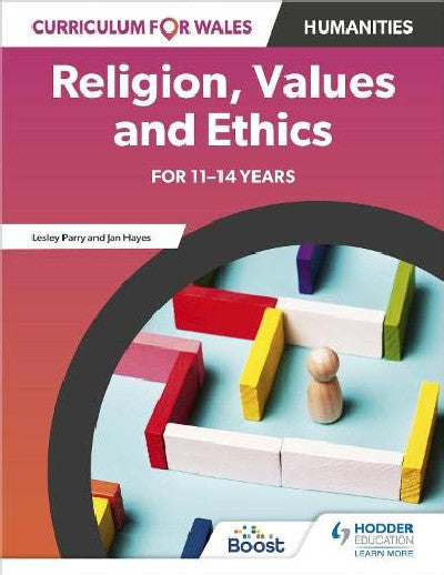 Clawr llyfr / Book cover: Curriculum for Wales: Religion, Values and Ethics for 11-14 Years
