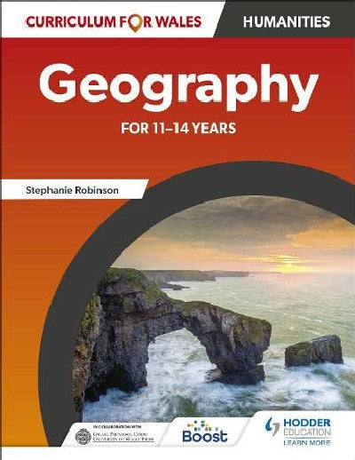 Clawr llyfr / Book cover: Curriculum for Wales: Geography for 11-14 Years