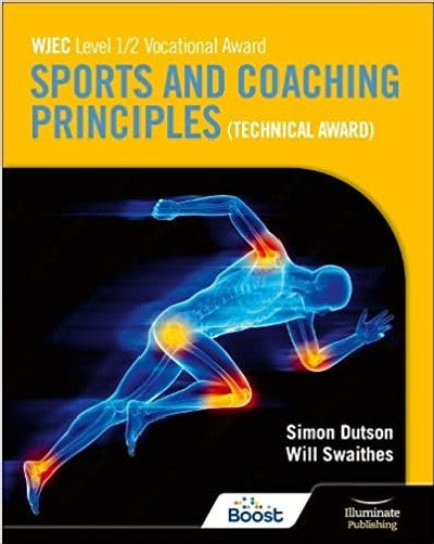 Clawr llyfr / Book cover: WJEC Level 1/2 Vocational Award Sports and Coaching Principles (Technical Award)