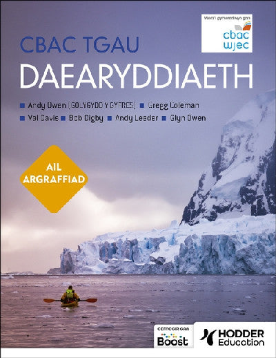 Clawr llyfr / Book cover: CBAC TGAU Daearyddiaeth (ail argraffiad) — Wjec Gcse Geography Second Edition Welsh-Language Edition