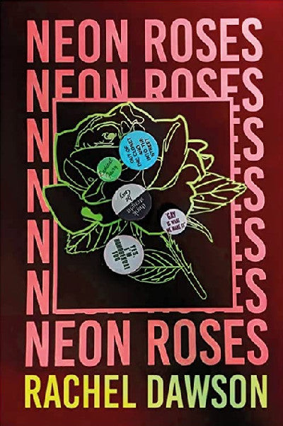 Clawr llyfr / Book cover: Neon Roses