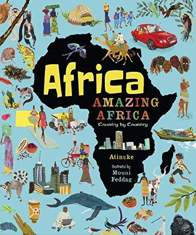 Clawr llyfr / Book cover: Africa, Amazing Africa - Country by Country