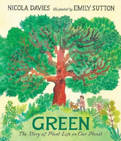 Clawr llyfr / Book cover: Green: The Story of Plant Life on Our Planet