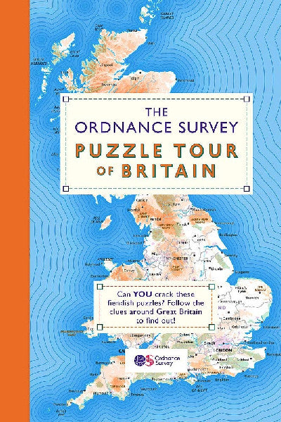 Clawr llyfr / Book cover: The Ordnance Survey Puzzle Tour of Britain