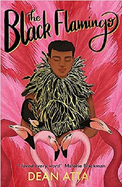 Clawr llyfr / Book cover: Black Flamingo