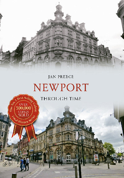 Clawr llyfr / Book cover: Newport Through Time