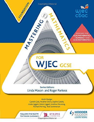 Clawr llyfr / Book cover: Mastering Mathematics for WJEC GCSE: Foundation