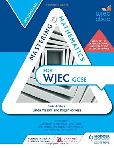 Clawr llyfr / Book cover: Mastering Mathematics for WJEC GCSE: Intermediate
