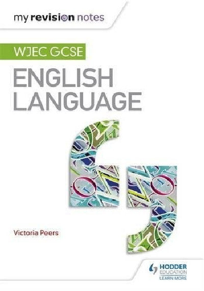 Clawr llyfr / Book cover: My Revision Notes: WJEC GCSE English Language