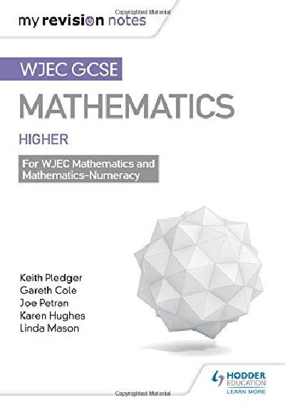Clawr llyfr / Book cover: WJEC GCSE Maths Higher: Mastering Mathematics Revision Guide