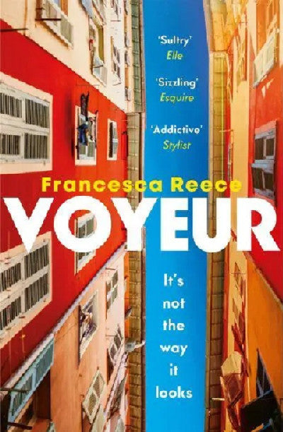 Clawr llyfr / Book cover: Voyeur